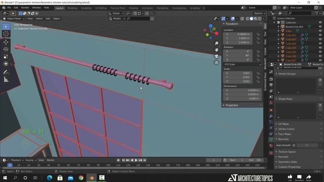 How to make Kitchen Modeling in Blender | free models смотреть онлайн