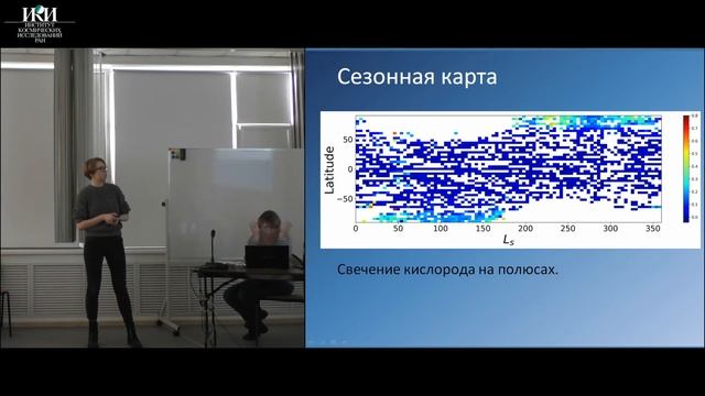 XVII.P.12 - Ночное свечение O2 в атмосфере Марса по данным SPICAM/MEx - Жарикова М.С. смотреть онлайн