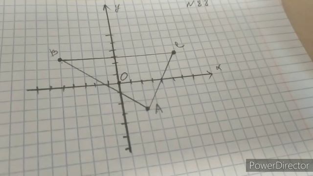 Построить симметричный треугольник. Номер 88. Глава6. Математика 6 класс смотреть онлайн
