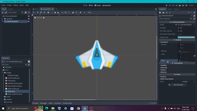 Space Shooter Game Development: Creating Moving Background and Player (Part 1) | Godot 4 Tutorial смотреть онлайн