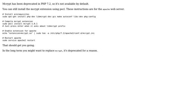 Ubuntu: php-mcrypt package missing in Ubuntu Server 18.04 LTS (3 Solutions!!) смотреть онлайн