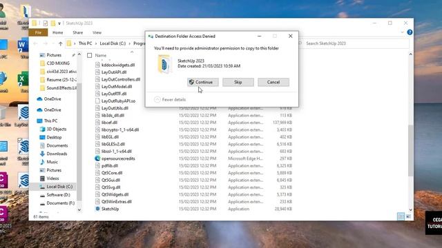 Sketchup Pro 2023 Error on Startup Fix || Sketchup Bug fix смотреть онлайн