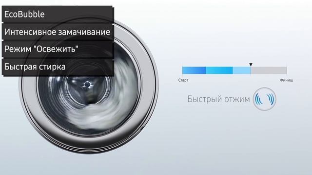 Стиральная машина Samsung с EcoBubble WD70J5410AW (WD70J5410AW-LD), 7 кг, 1400 об, сушка смотреть онлайн