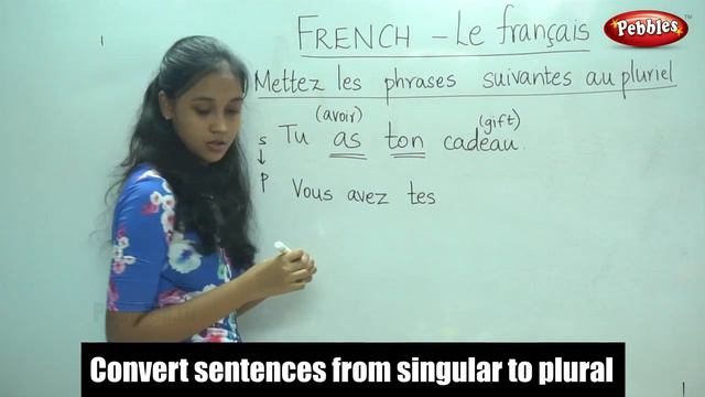 Learn French Through English | Convert sentences from singular to plural | French Class Part-40 смотреть онлайн