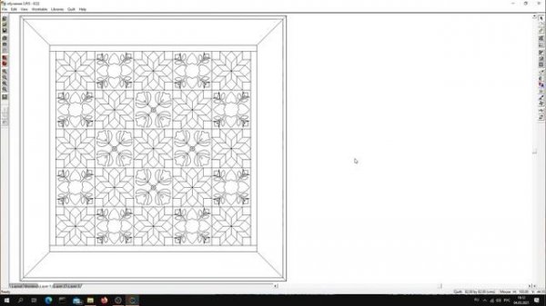 Эскиз с нуля в программе Electric Quilt 5