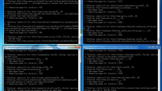 Mohawk Search Web Crawler Demo смотреть онлайн