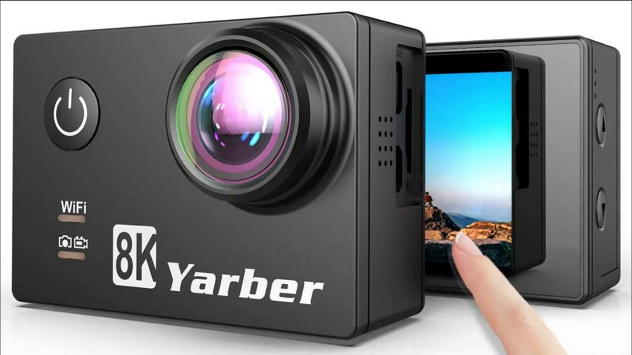 Yarber 8K WIFI Спортивная Экшн камера 20MP HD 40M Водонепроницаемая 4K смотреть онлайн
