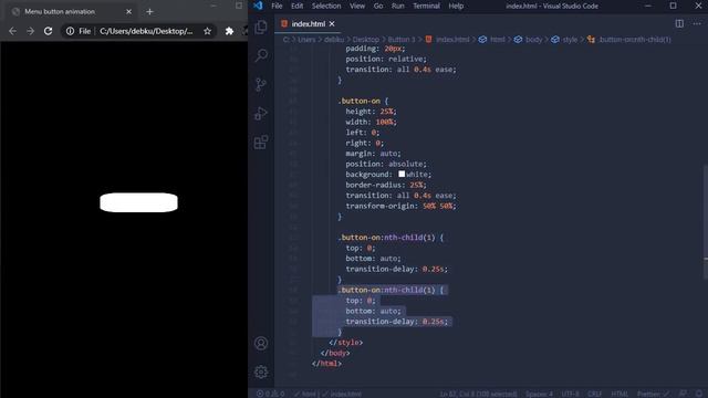 Navbar collapse animation HTML, CSS and JavaScript смотреть онлайн