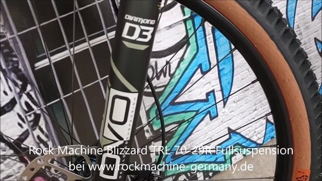 Rock Machine Blizzard TRL 70 29R DVO Diamond D3 Race Face Aeffect Fullsuspension Mountain Bike 2021