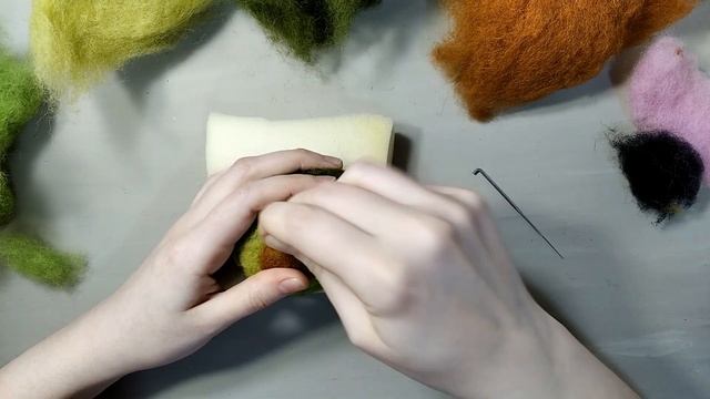 Валяние из шерсти. Как свалять авокадо из шерсти. смотреть онлайн