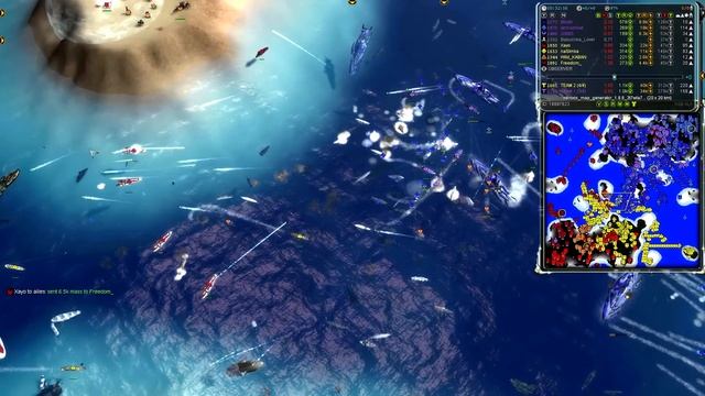 ЭПИК флот против флота, в игре аж ВОДА ВЫСОХЛА в Supreme Commander [418] смотреть онлайн