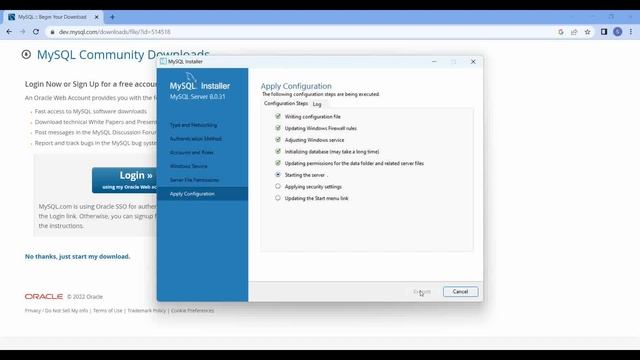 How to Install MySQL Server 8.0.31 & Workbench on Windows 10/11 | 2022 | Step by Step смотреть онлайн