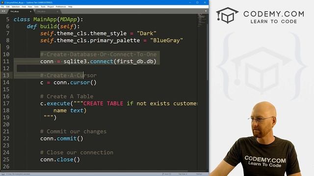 Using SQLite3 Database With Kivy - Python Kivy GUI Tutorial #55 смотреть онлайн