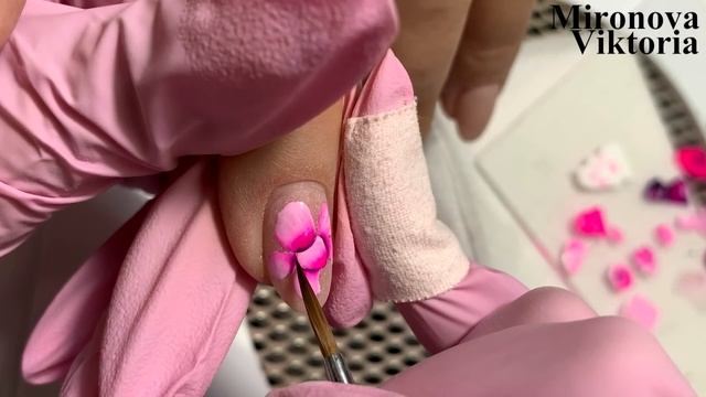 Почему нужно выпилить ноготь? Рисую флористику. Коррекция. смотреть онлайн