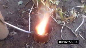 Печь на отработке с капельной подачей