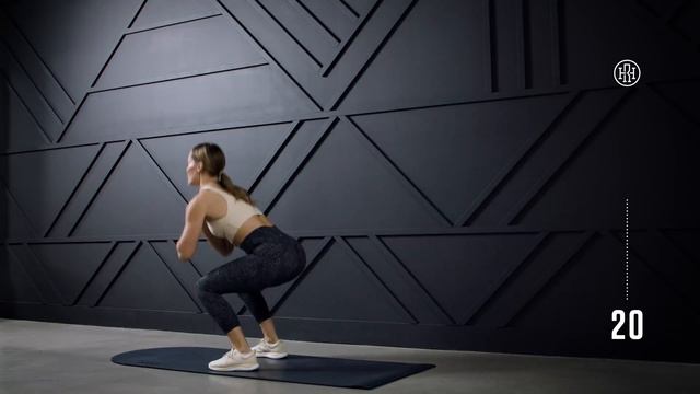 Day 38: No Equipment HIIT Cardio & Abs Workout / HR12WEEK 4.0 смотреть онлайн