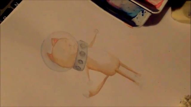Space Kitten || Speeddrawing смотреть онлайн