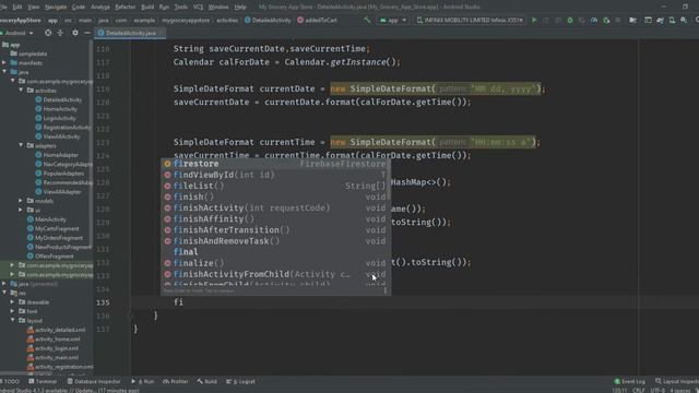 Add To Cart In Android Studio | Firebase | How To Make Grocery App In Android Studio |Java |Firebas смотреть онлайн
