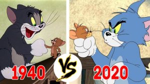 Как менялись Том и Джерри с 1940 - 2020 год.