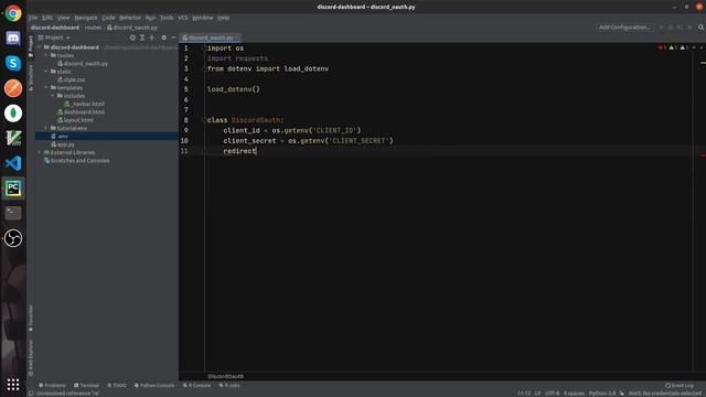 Discord Dashboard: Python Flask HTML CSS (Part 1) смотреть онлайн