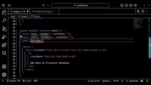 Integrating Firebase with Next.js | Add Data to Firestore Database Using React and Next.js Apps смотреть онлайн