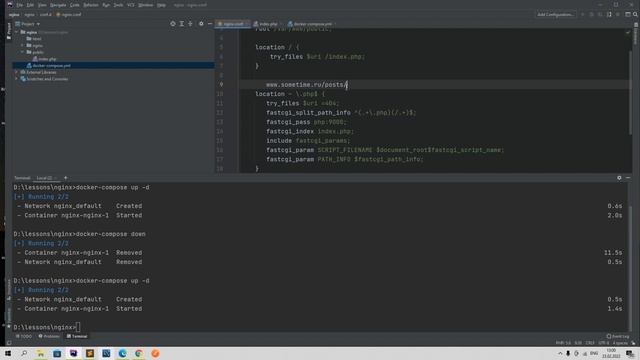 Docker в целом и docker для laravel 7. Подключаем docker image php fpm. Конфиг Nginx для fpm смотреть онлайн