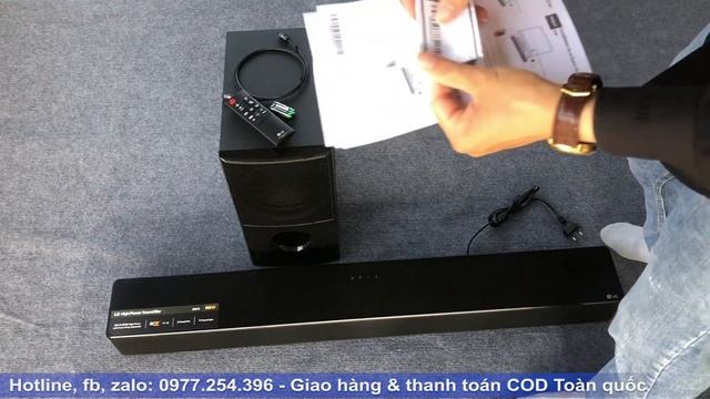 LG SNH5, khui hộp Loa thanh Soundbar LG SNH5 - 0977254396 смотреть онлайн