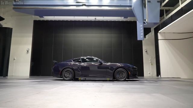 2024 Ford Mustang Dark Horse Aerodynamic Testing at the Rolling Road Wind Tunnel (RRWT) смотреть онлайн