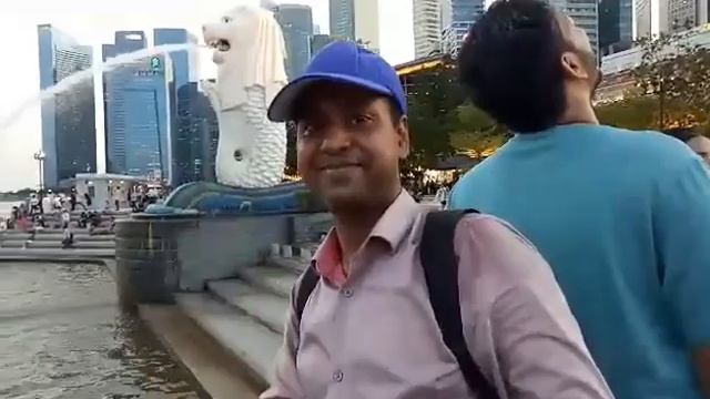 Merlion Statue, Singapore tour смотреть онлайн