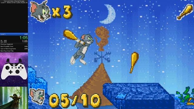 Tom and Jerry: Infurnal Escape: Level 1 - Kitties in the Castle (Any%) - 2:05 - World Record смотреть онлайн