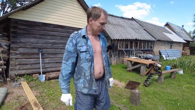 БУР В РАБОТЕ // Мотобур Champion AG 252 смотреть онлайн