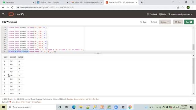 SQL 10thFeb2022 смотреть онлайн