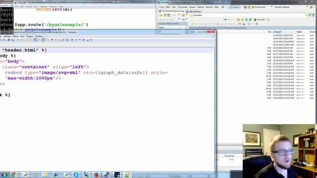 Pygal SVG embedded Graphs - Flask Web Development with Python 33 смотреть онлайн