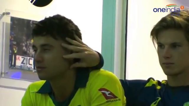 Adam Zampa and Marcus Stoinis share romantic moment during the first ODI | वनइंडिया हिंदी смотреть онлайн
