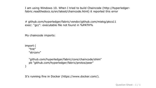 Windows : exec: "gcc": executable file not found in %PATH% when trying go build смотреть онлайн