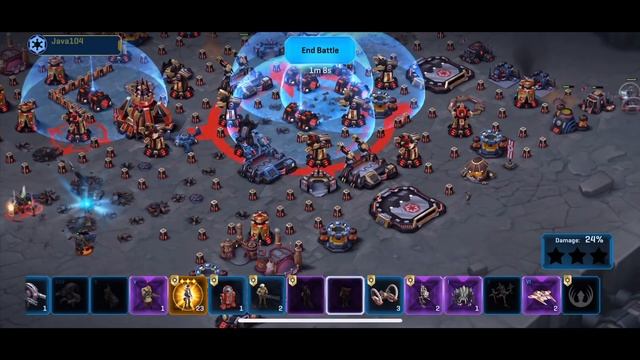 Star Wars Commander - No Op restricted war - Java - ByDesign смотреть онлайн