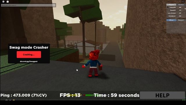 ROBLOX Da hood script CRASH ANY SERVER no money needed takes 1-2 minutes смотреть онлайн