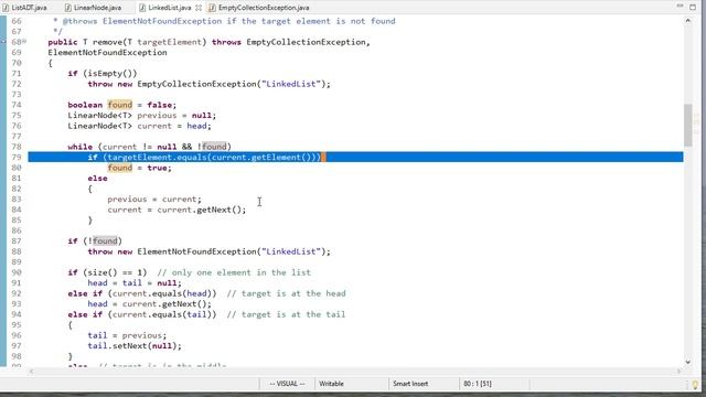 Implementing a Linked List in Java (Java Foundations / jsjf) смотреть онлайн