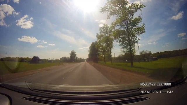 Driving in Russia & Belarus: Рославль - Кричев - Чериков / Рослаў - Крычаў - Чэрыкаў 07/05/2023 (4x смотреть онлайн