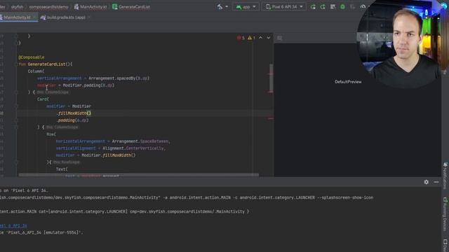 Android Starter Course: Displaying Data with Cards & Lazy Columns смотреть онлайн
