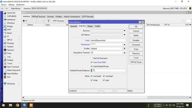 PPPoE Client configuration on mikrotik смотреть онлайн