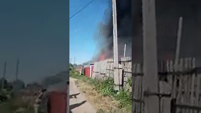 Пожар в Степном Озере 24 июня 2020 года смотреть онлайн