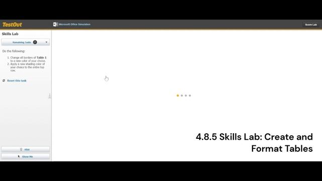 4.8.5 Skills Lab: Create and Format Tables смотреть онлайн