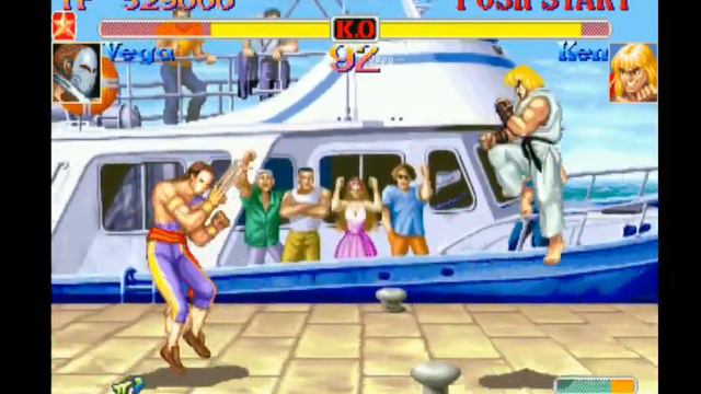 Hyper Street Fighter 2 AI Nerf (PS2) - Vega/Balrog (Champ/Dash) - Hardest - No Continues смотреть онлайн