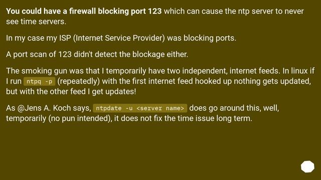 Updating Time : ntpdate[3108]: the NTP socket is in use, exiting смотреть онлайн
