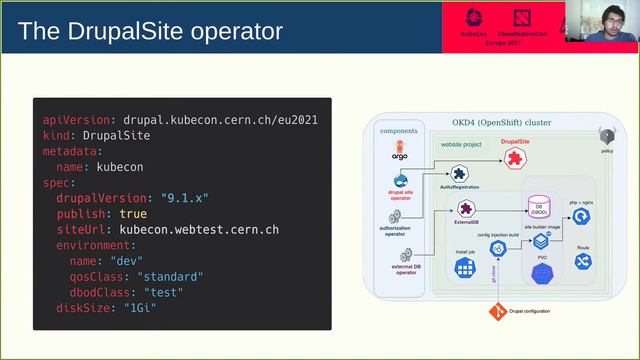 CERN's 1500 Drupal Websites on Kubernetes: Sa... Konstantinos Samaras-Tsakiris & Rajula Vineet Redd смотреть онлайн