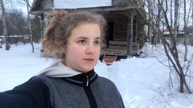 Зимой на дачу / приехали проверить дачу / дачу замело снегом / много снега / дача в подмосковье смотреть онлайн