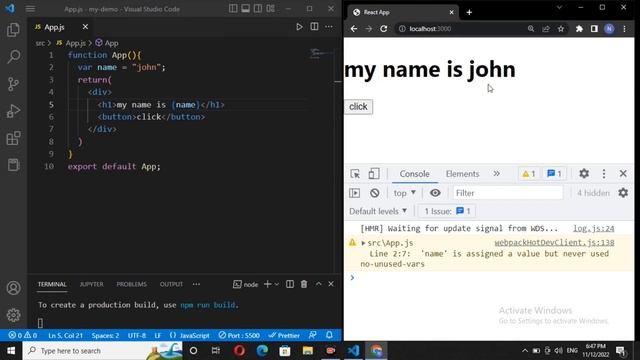 State In React Js In Hindi | State In Functional Component In React Js | смотреть онлайн