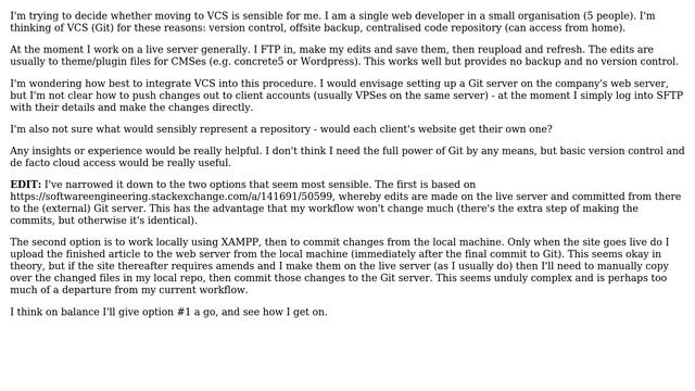 Software Engineering: Single-developer GIT workflow (moving from straightforward FTP) смотреть онлайн