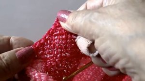 Коврик крючком «Цветные стрелки» из полипропиленовой пряжи. Часть 2.